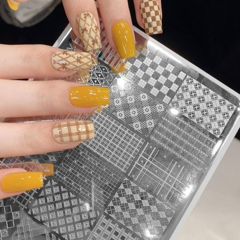 Nail Art Elegan - Placas de Estampado de Uñas con