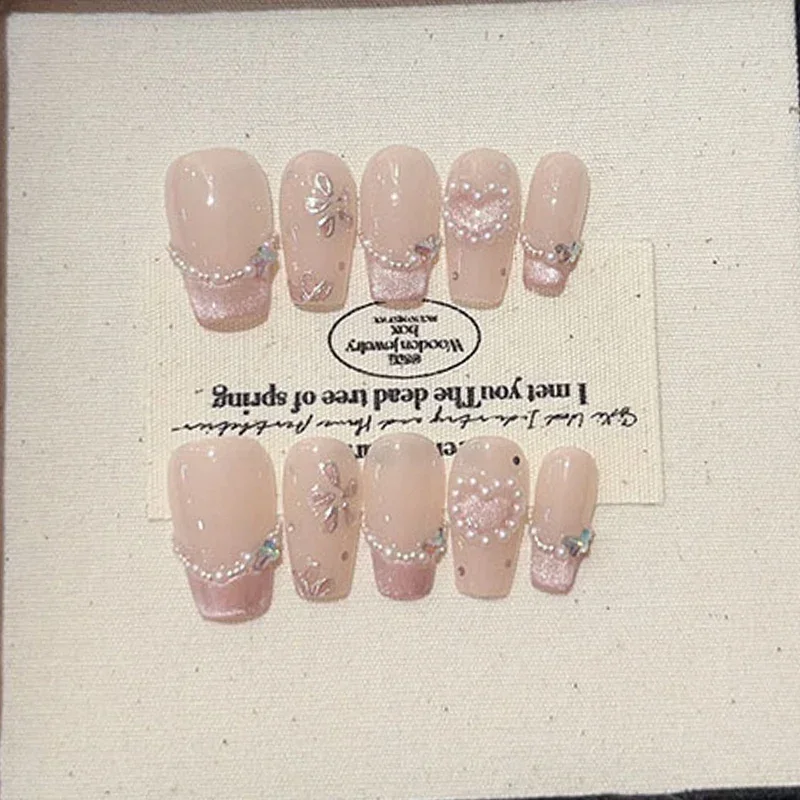 Nail Art Full Cat Eye - 10 Uds. De polvo de ojo