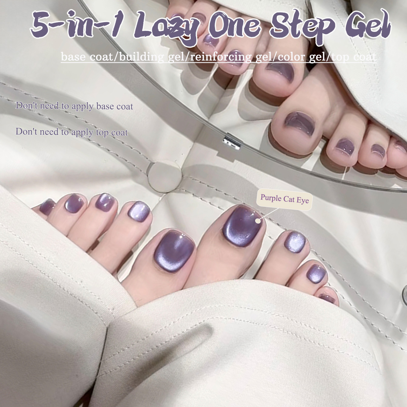 Nail Art Violet - 1 unidad PSK Popular 5 en