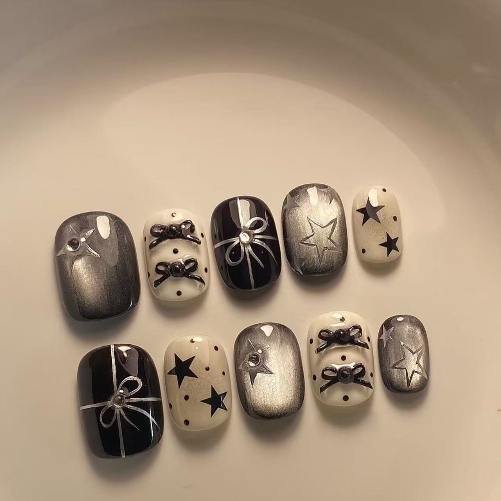 10 piezas Otoño Invierno Simpl - Nail Art Cat Eye Simple reseña y precio