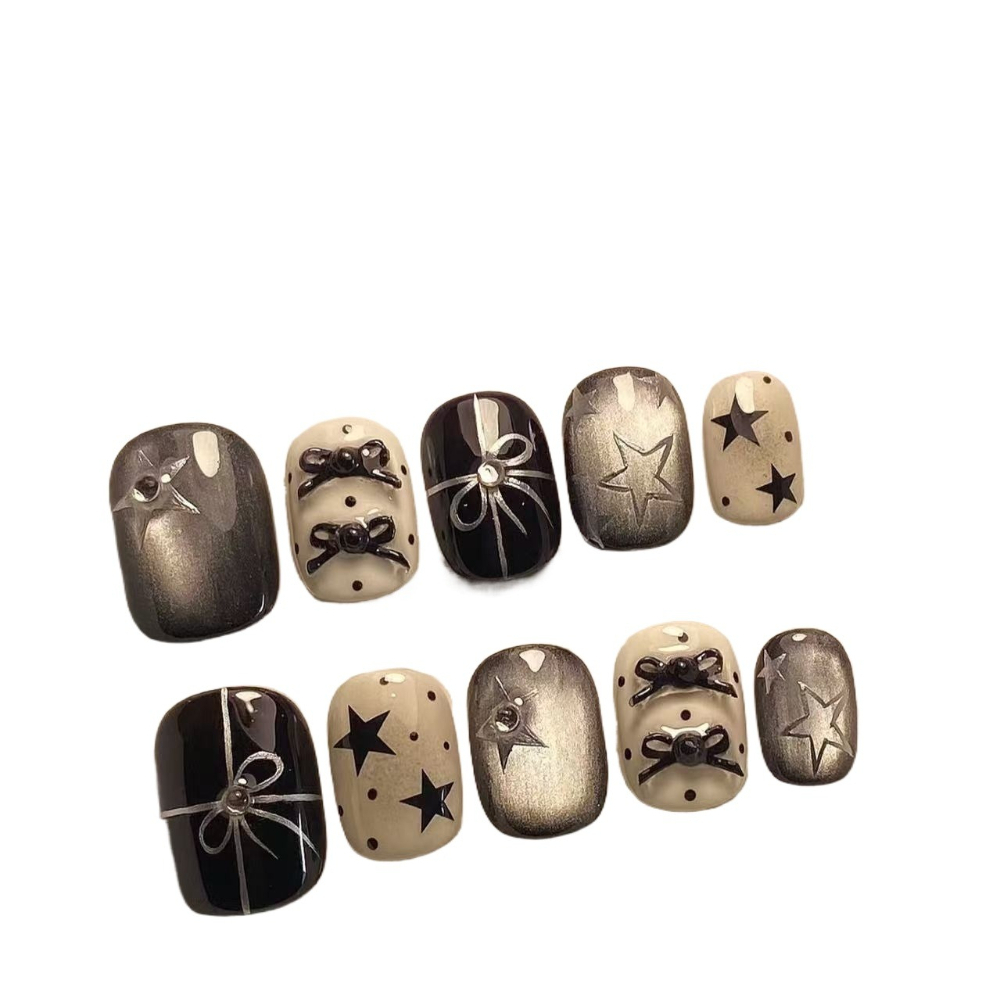 10 piezas Otoño Invierno Simpl - Nail Art Cat Eye Simple reseña y precio