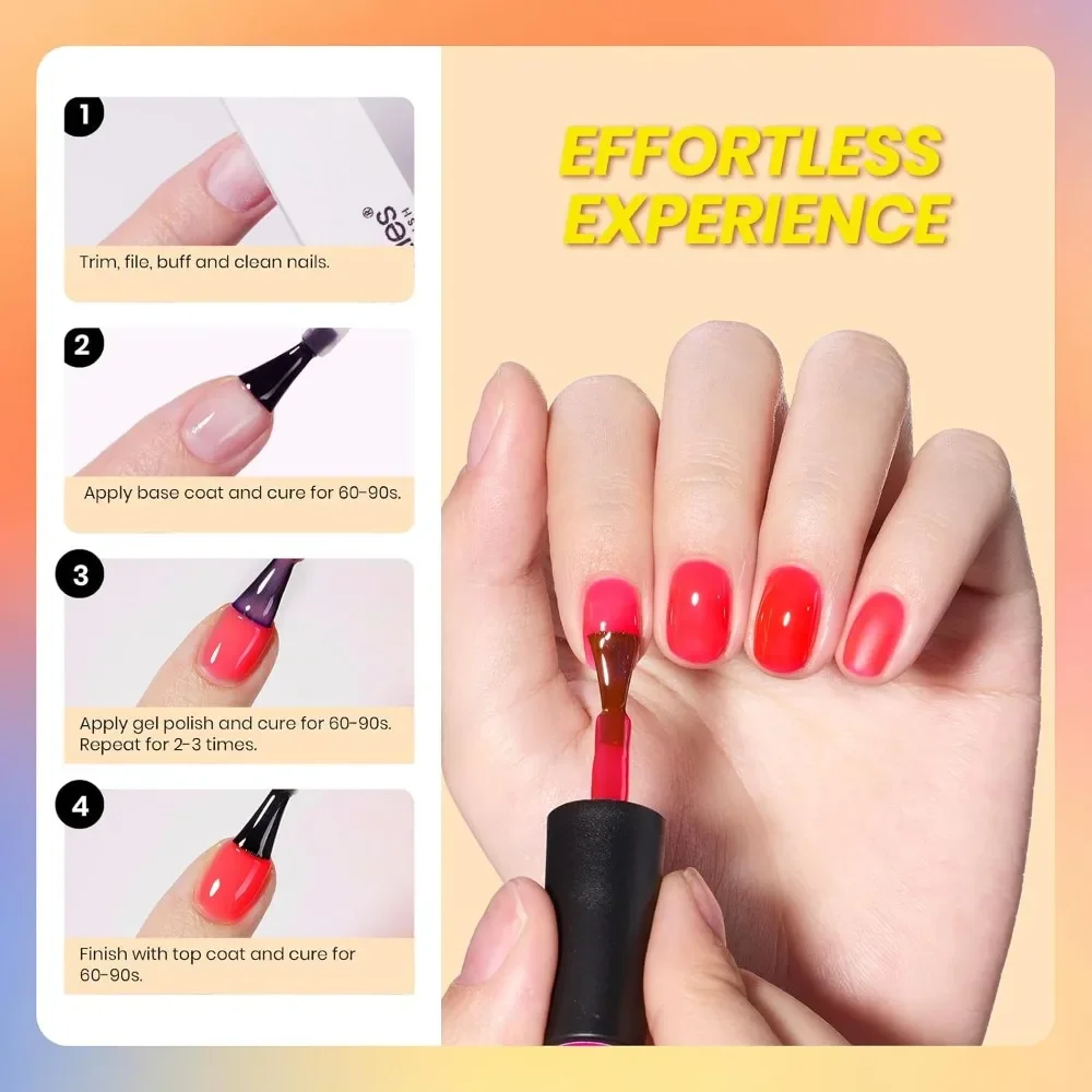 Set de Esmalte de Uñas en Gel  - Nail Art Yellow reseña y precio
