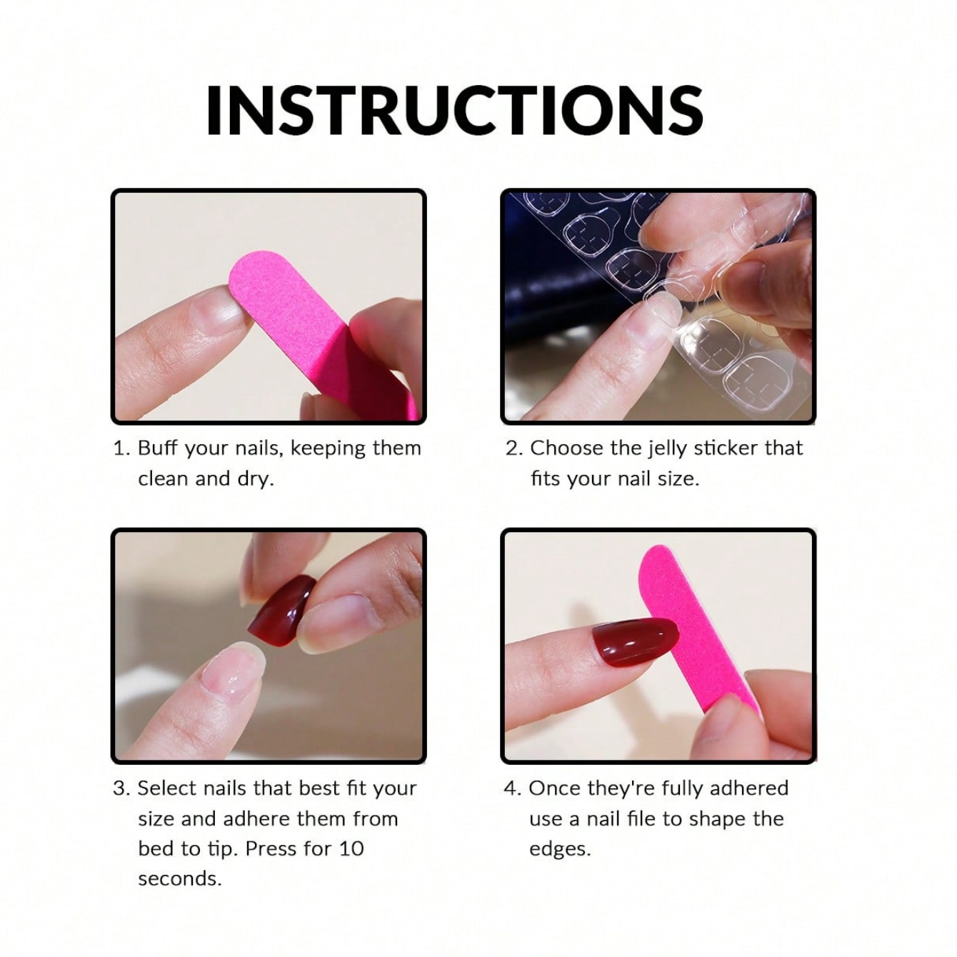 10 piezas de uñas ovaladas pre - Nail Art Yellow reseña y precio