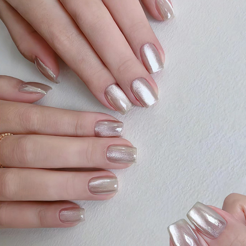 Uñas postizas de colores Auror - Nail Art Full Cat Eye reseña y precio