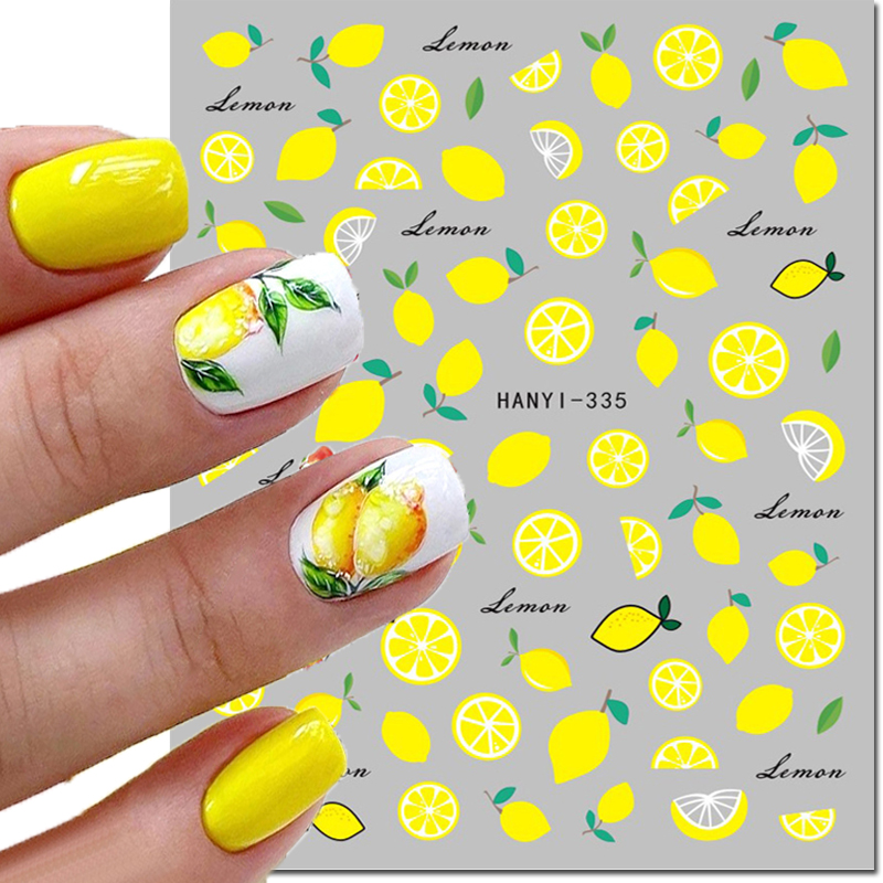 Pegatinas 3d para decoración d - Nail Art Yellow reseña y precio