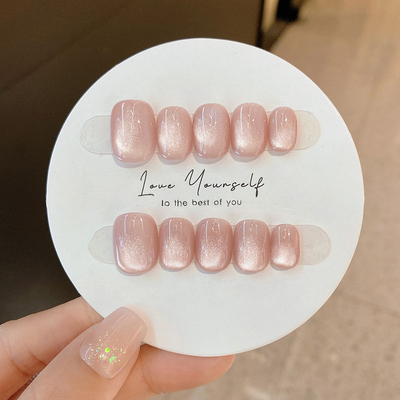 10 Uñas Postizas con Efecto Oj - Nail Art Cat Eye Simple reseña y precio
