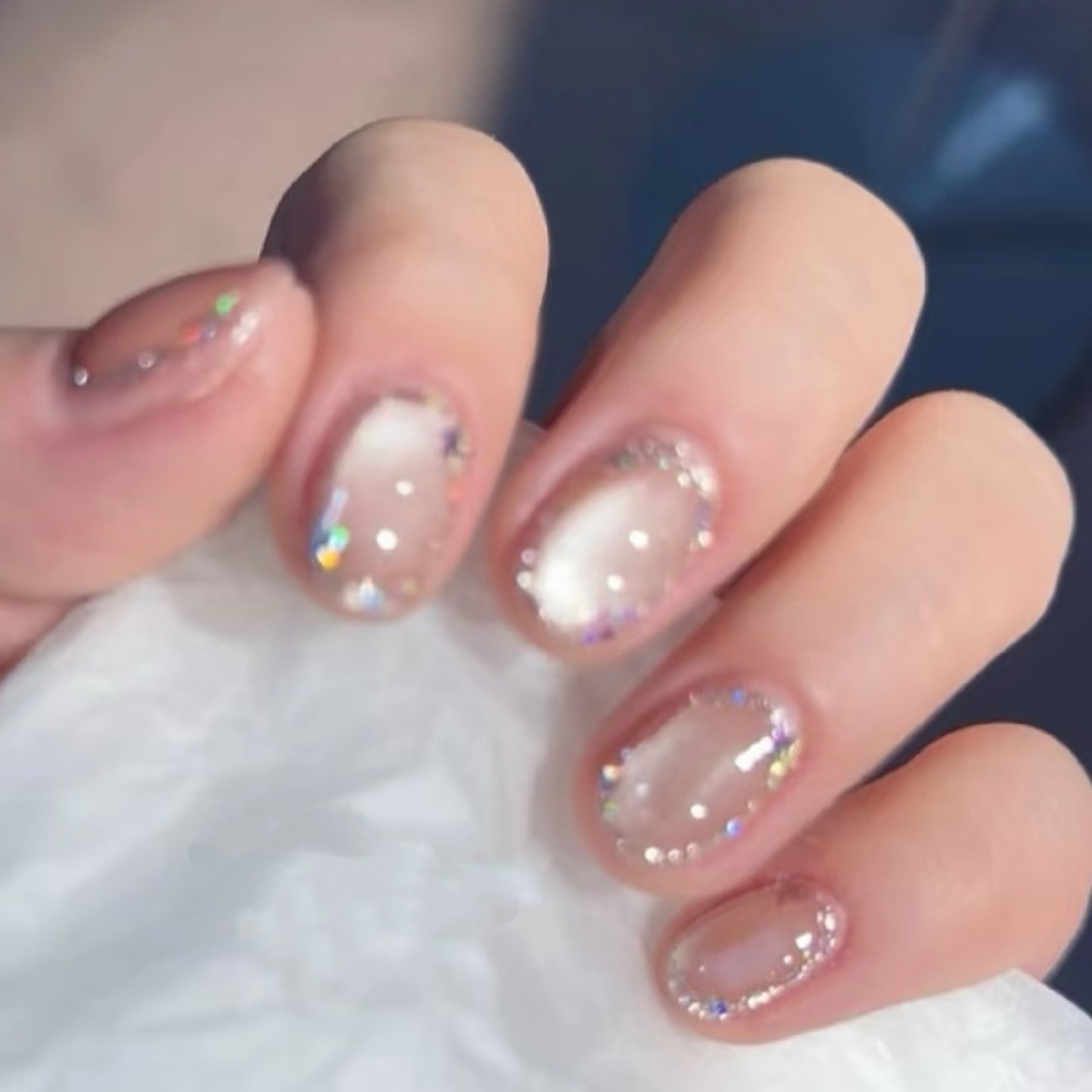 10 Uds. De uñas cortas hechas  - Nail Art Full Cat Eye reseña y precio