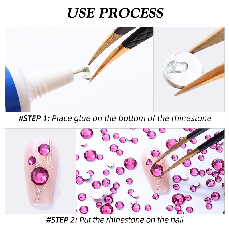 DUCRYSTAL-pegamento fucsia en  - Nail Art Fuchsia reseña y precio