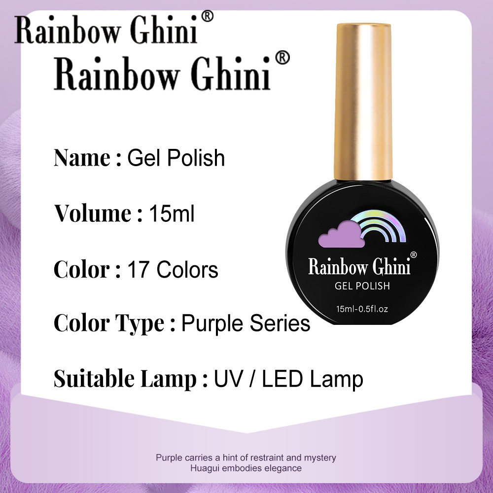 RG 15ml 17 colores serie púrpu - Nail Art Violet reseña y precio