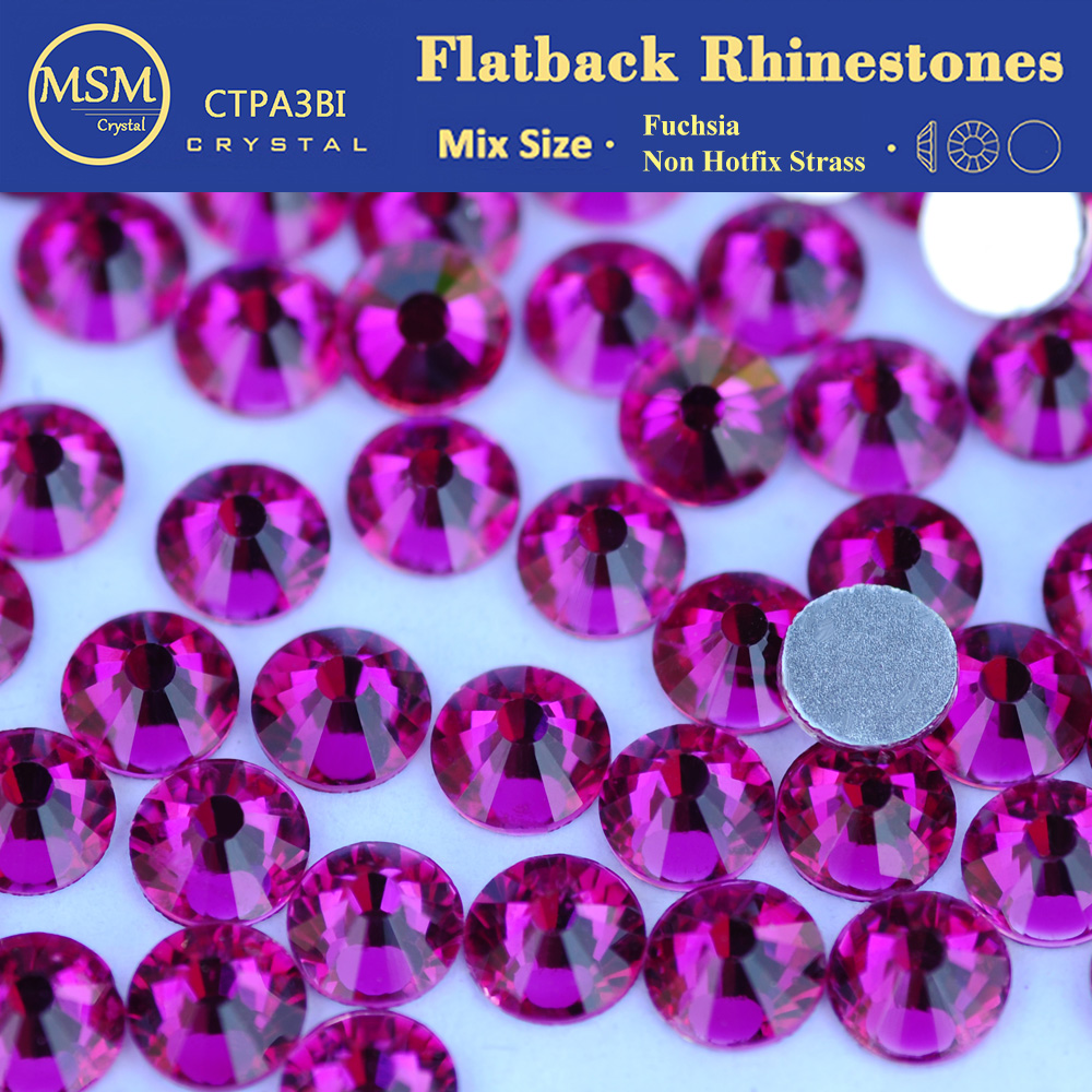 Nuevos Diamantes de Imitación  - Nail Art Fuchsia reseña y precio