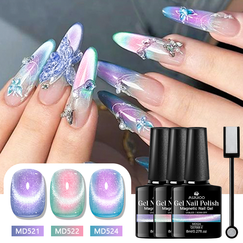 Juego de 3 esmaltes de uñas ma - Nail Art Violet reseña y precio