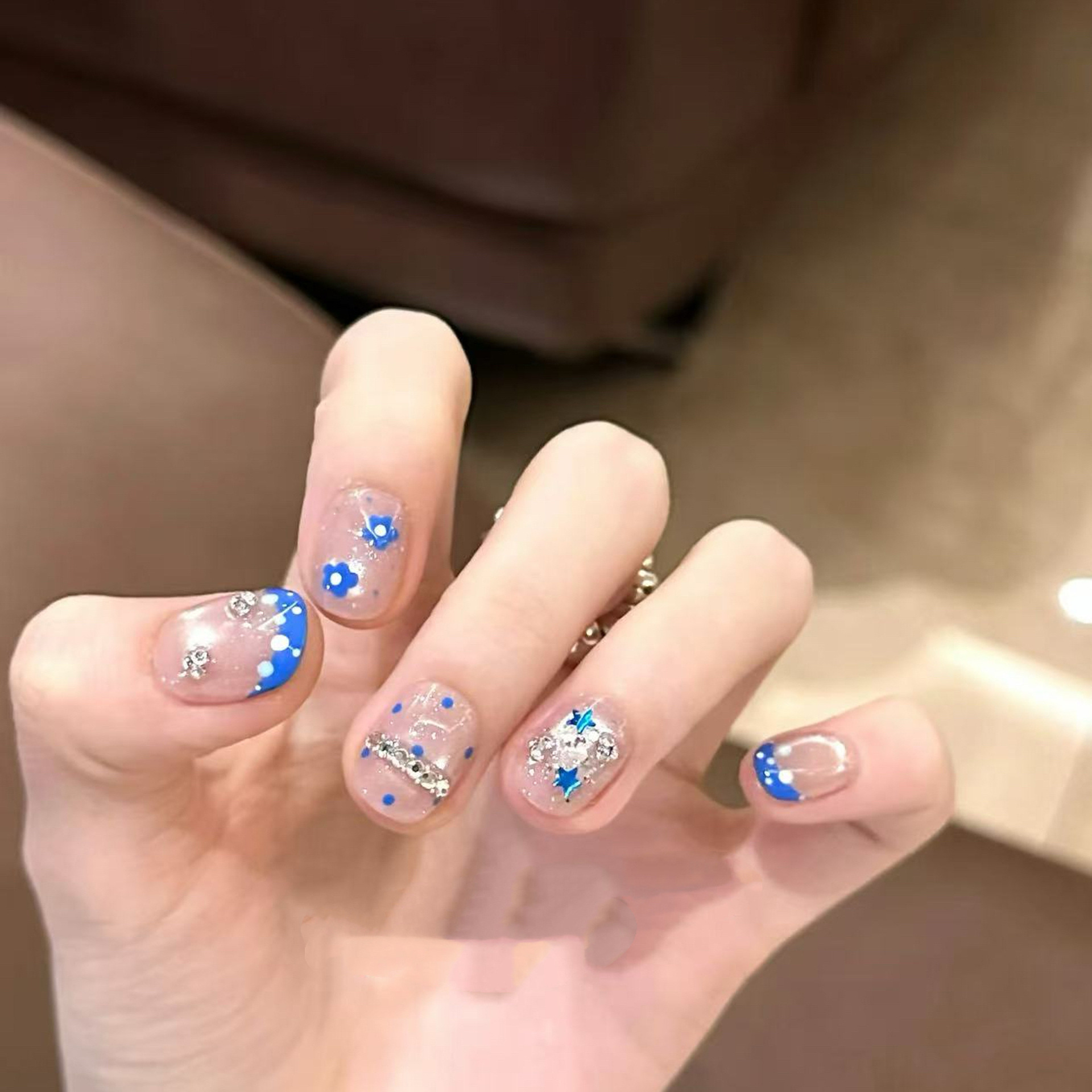 10 Uds. De uñas postizas corta - Nail Art Full Cat Eye reseña y precio