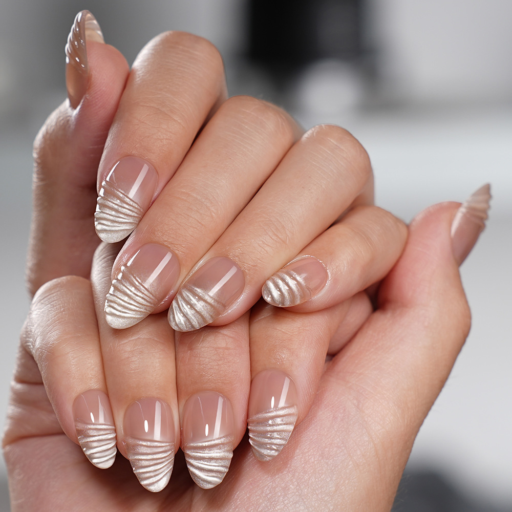 VITAGWX 64 Uñas Postizas de Al - Nail Art Full Cat Eye reseña y precio