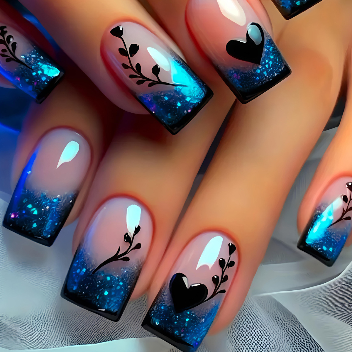 24 Uñas Postizas Cortas, Media - Nail Art Yellow reseña y precio