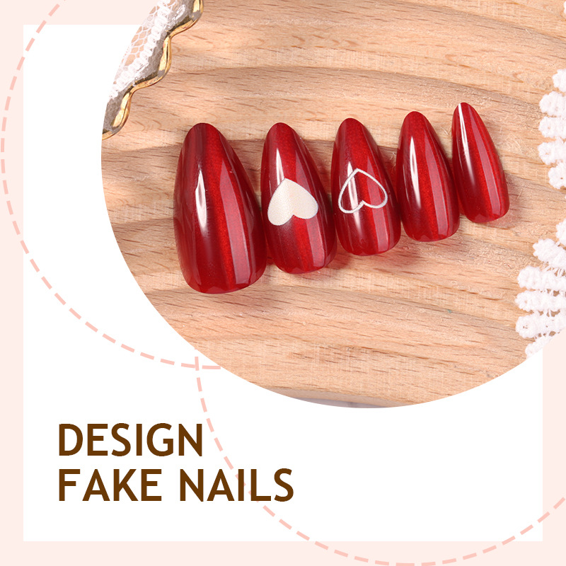 24 Uds. De uñas postizas simpl - Nail Art Cat Eye Simple reseña y precio