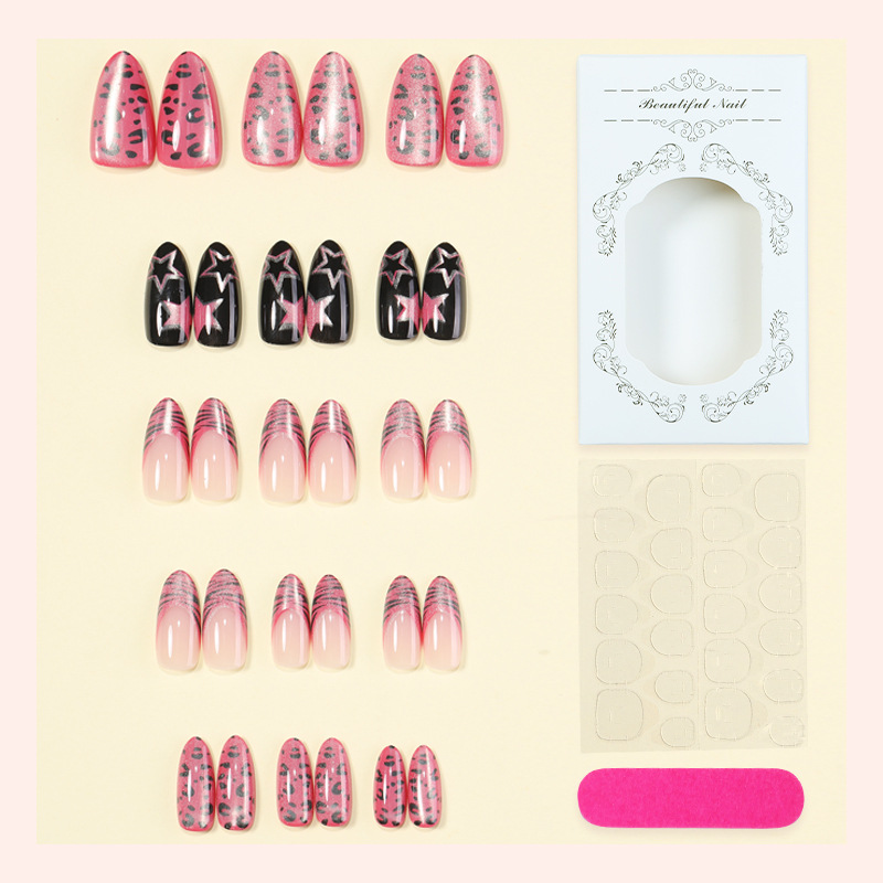 24 Uñas Postizas con Diseño de - Nail Art Full Cat Eye reseña y precio