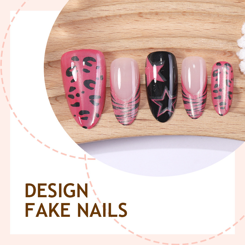 24 Uñas Postizas con Diseño de - Nail Art Full Cat Eye reseña y precio