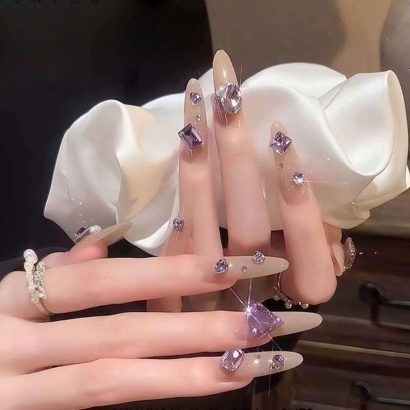 20/50 Uds Nail Art luz púrpura - Nail Art Violet reseña y precio