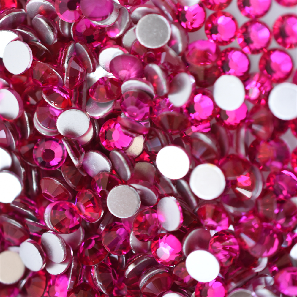 Cristal rojo 1440 piezas SS16  - Nail Art Fuchsia reseña y precio