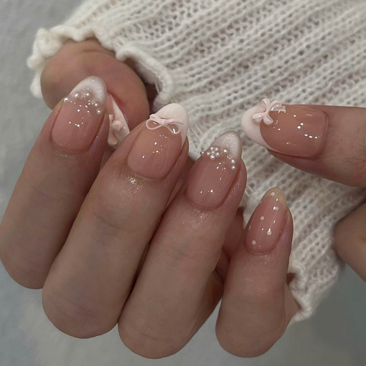 24 Uñas Postizas Francesas Sim - Nail Art Cat Eye Simple reseña y precio