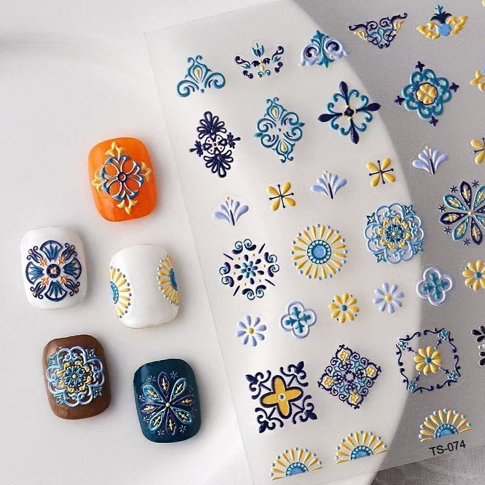 Pegatinas de Uñas con Mandala  - Nail Art Yellow reseña y precio