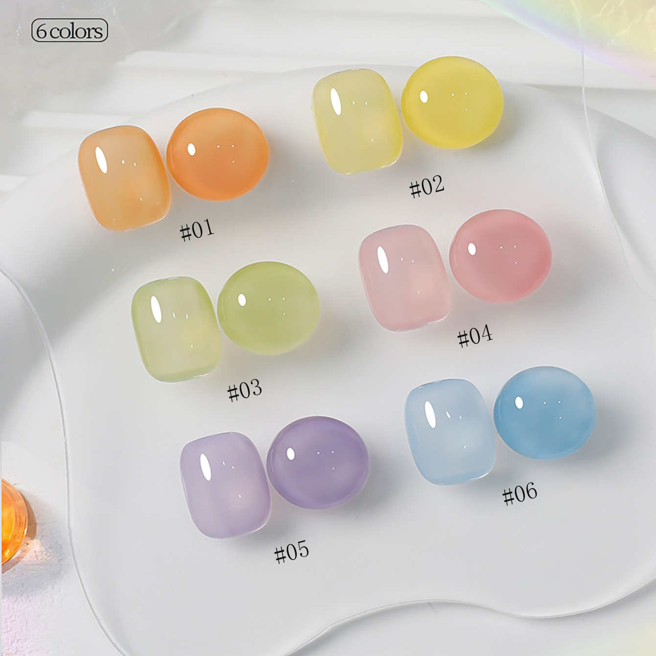 1-6 piezas PSK Nuevo Esmalte d - Nail Art Yellow reseña y precio